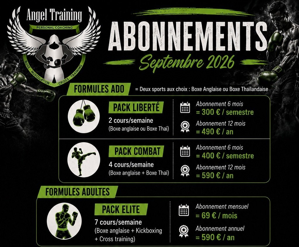 Abonnements et tarifs salle de sport